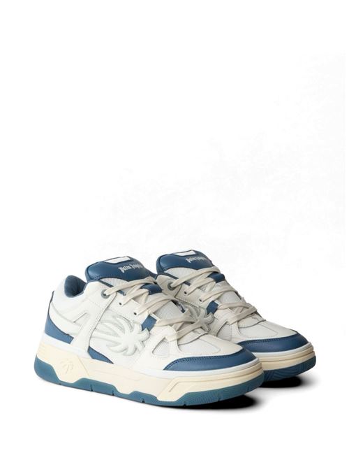 Sneakers uomo Palm Angels Palm Skate bianche con dettagli a contrasto PALM ANGELS | PMIA10YS26LEA0010412